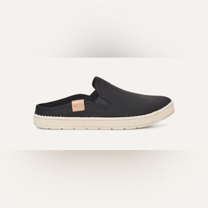 UGG Delu Slide flat in black canvas 5.5